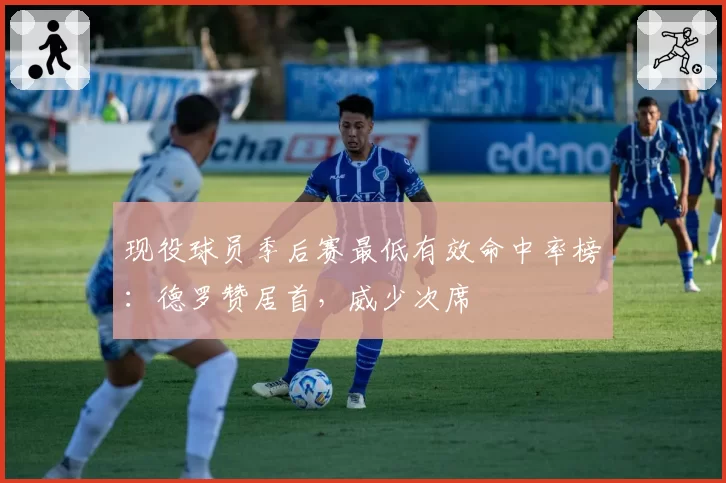 现役球员季后赛最低有效命中率榜：德罗赞居首，威少次席