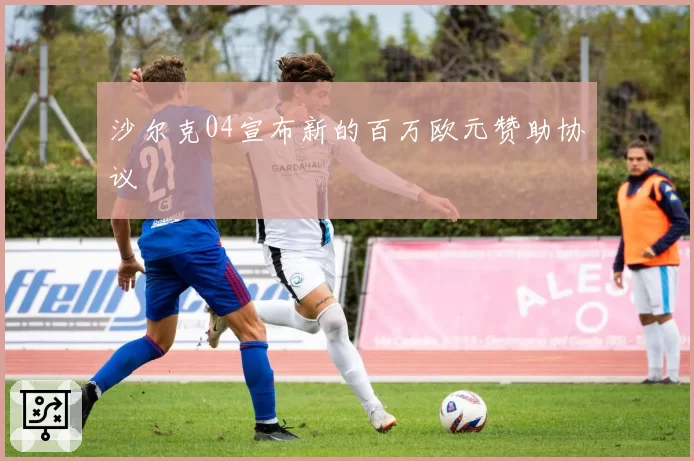 沙尔克04宣布新的百万欧元赞助协议