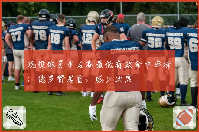 现役球员季后赛最低有效命中率榜：德罗赞居首，威少次席